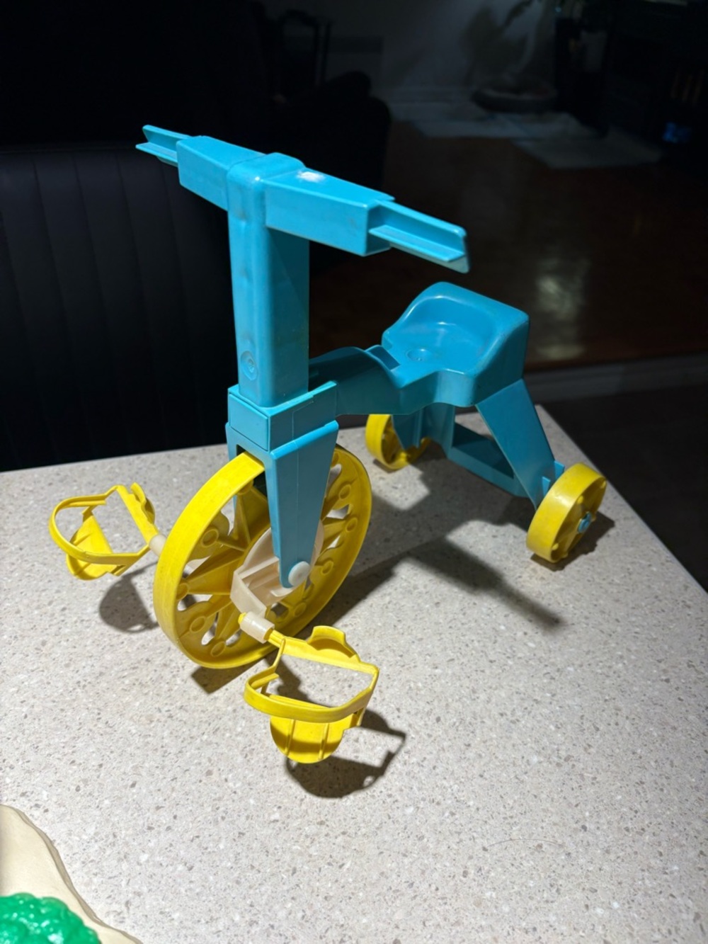 Vintage 1967 Mattel Tippee-Toes Doll Blue Tricycle Toy